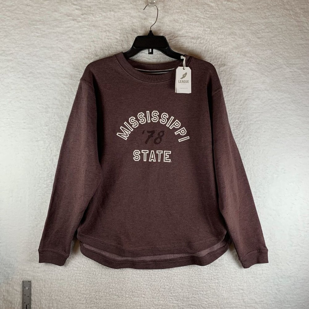 League 91 Sweatshirt Women's Medium Cotton Mississippi‎ State 8179